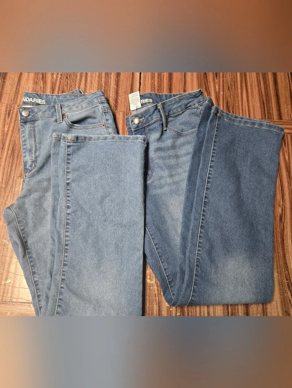 Two Classic Petite Women's Light Blue Denim Jeans